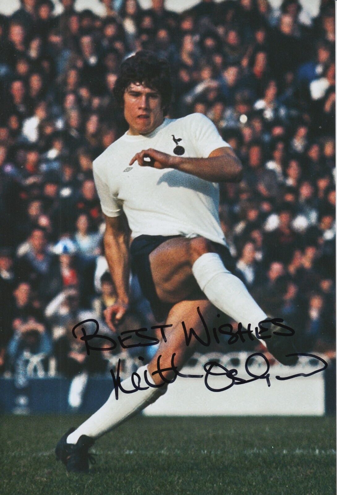 Keith Osgood Hand Signed Tottenham Hotspur 12x8 Photo Poster painting 1.