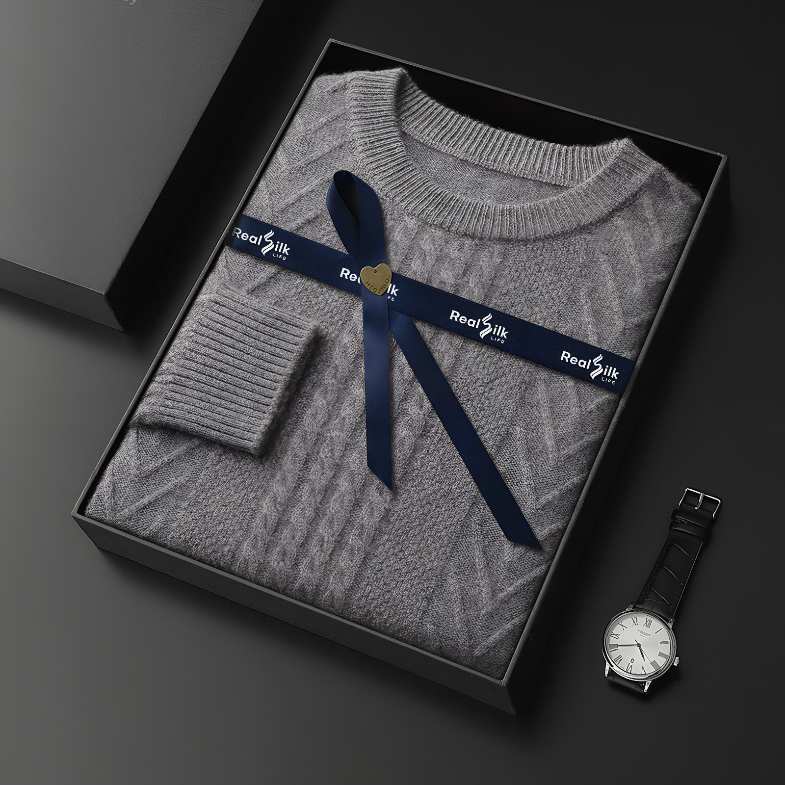 100 Cashmere Sweater For Men REAL SILK LIFE