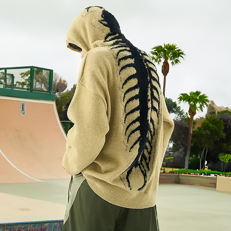 Knitted Centipede Hoodie