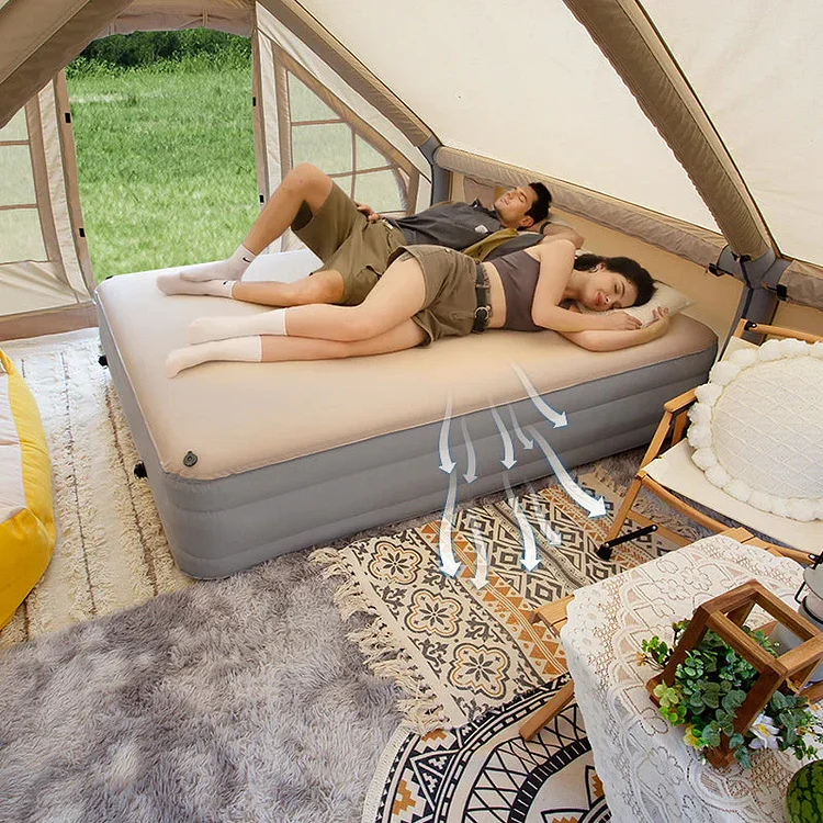 Teslasy Inflatable Deluxe Camping Bed Self-inflating Camping Mattress For Tesla Model Y & Model Y Juniper