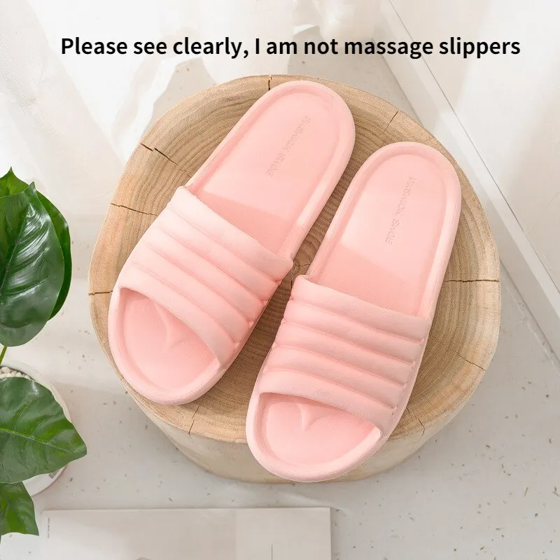 Uaang Women Men Massage Slippers Unisex Couple Shoes Indoor Home Soft Non-Slip Slippers Wear-Resistant Flip Flops for Bathroom
