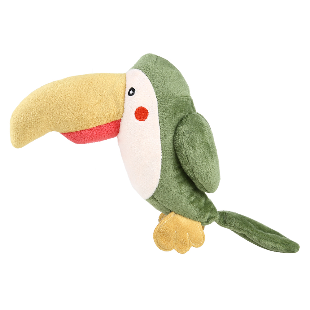 

Cute Dog Squeak Cartoon Animal Plush Toys Pets Bite Chew Stuffed Playing, Blue, 501 Original