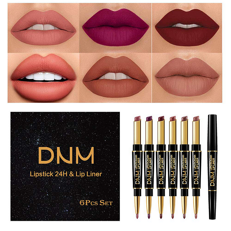 Lip liner and lipstick pen 2 in 1