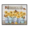 Letter Flower - 11CT Stamped Cross Stitch Kit(60*50cm)