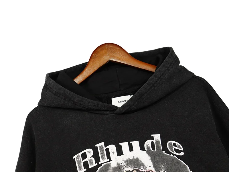 RHUDE 2023 new hoodie sports sweater