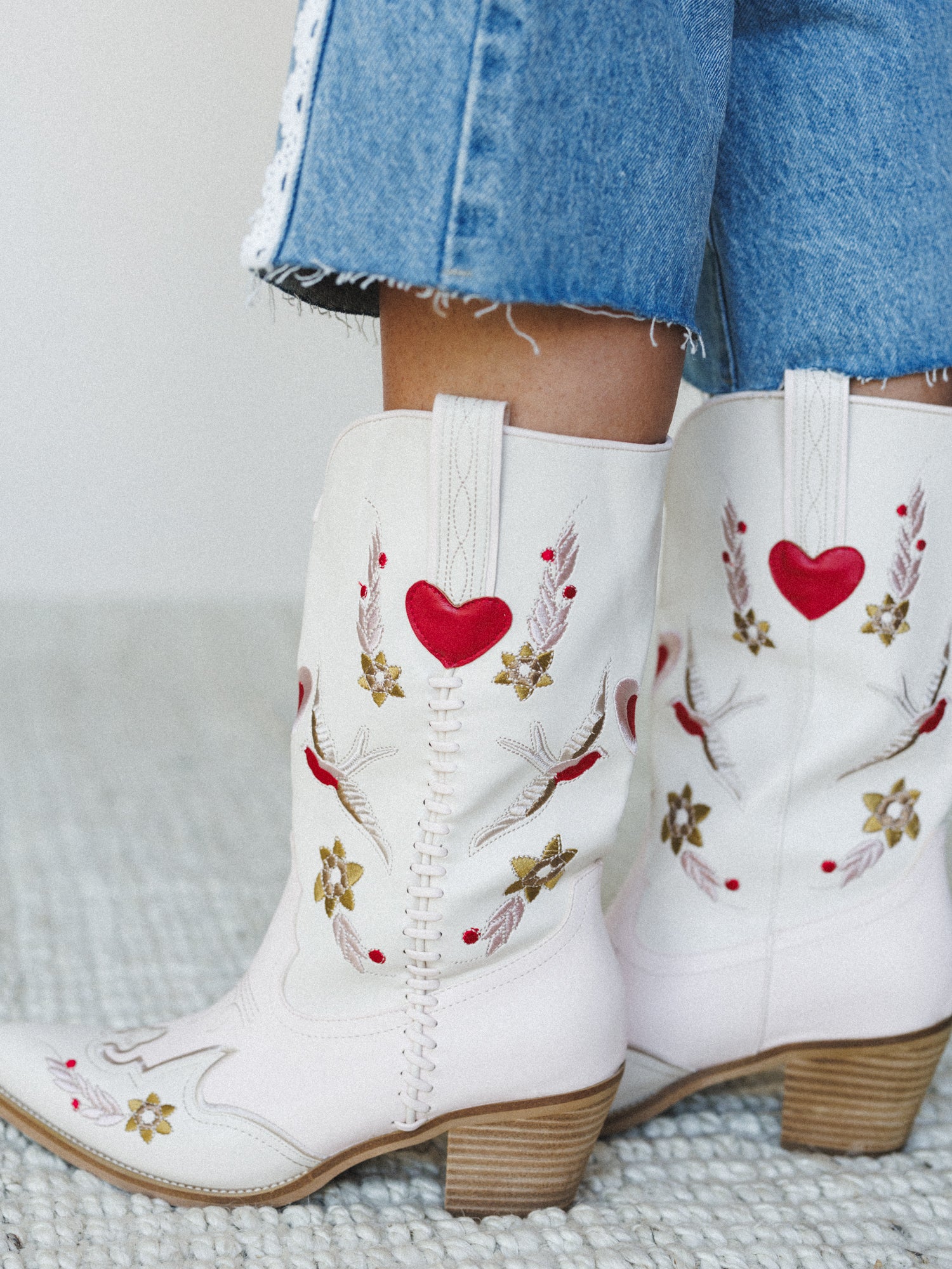 Elsie Bootie - Pink Beige