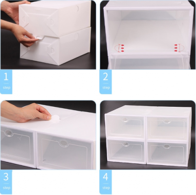 Drop Front Organization Boxes, Drop Front Organization Boxes 6 pcs