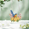 2Pcs Blumen und Vögel - 5d DIY Handwerk Anhänger