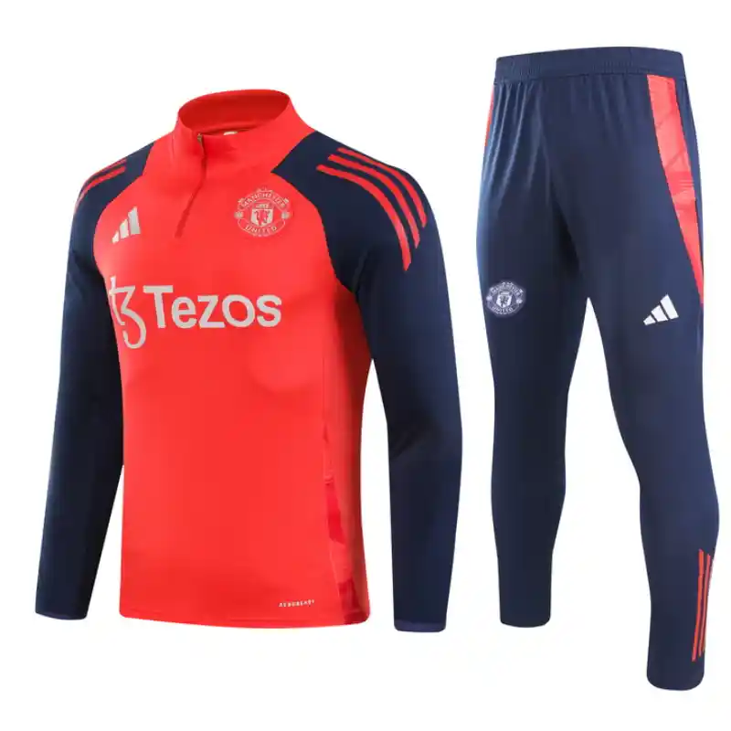 24/25 Manchester United Red Track Jacket