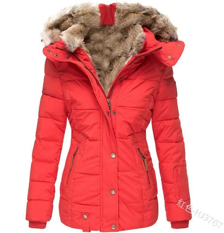 Uveng Uveng Casual Warm Collar Zip Button Open Shirt Design Long Sleeves Of Individual Cotton Coat Hooded Top