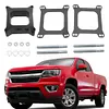 Black Carb Spacers with Gasket Screws Kit for Holley for Chevy 4BBL SBC BBC Carb
