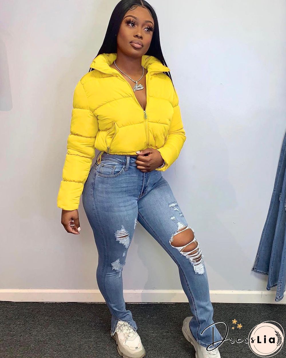 Women Thick Winter Oversize Loose Zipper Jacket Coat