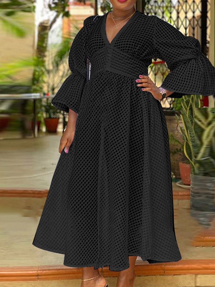 Plus size women's dress SKUH65038 QueenFunky