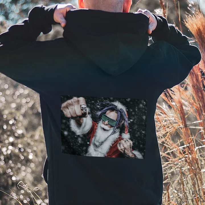 West Coast Santa Claus Christmas Theme Hoodie