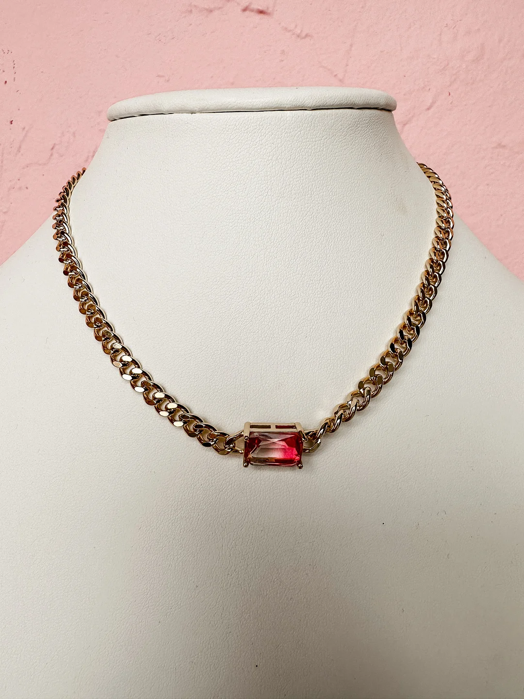 [Treasure Jewels] Royal Gem Pink Necklace