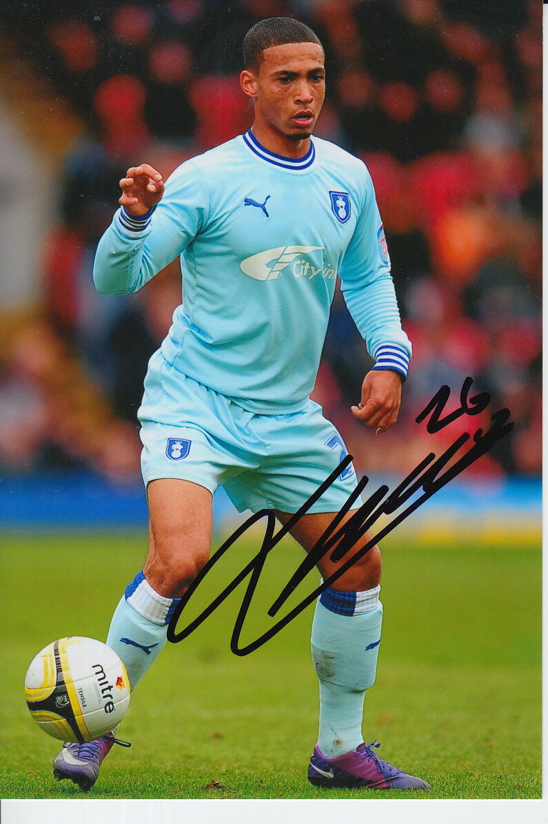 COVENTRY CITY HAND SIGNED JORDAN CLARKE 6X4 Photo Poster painting 7.