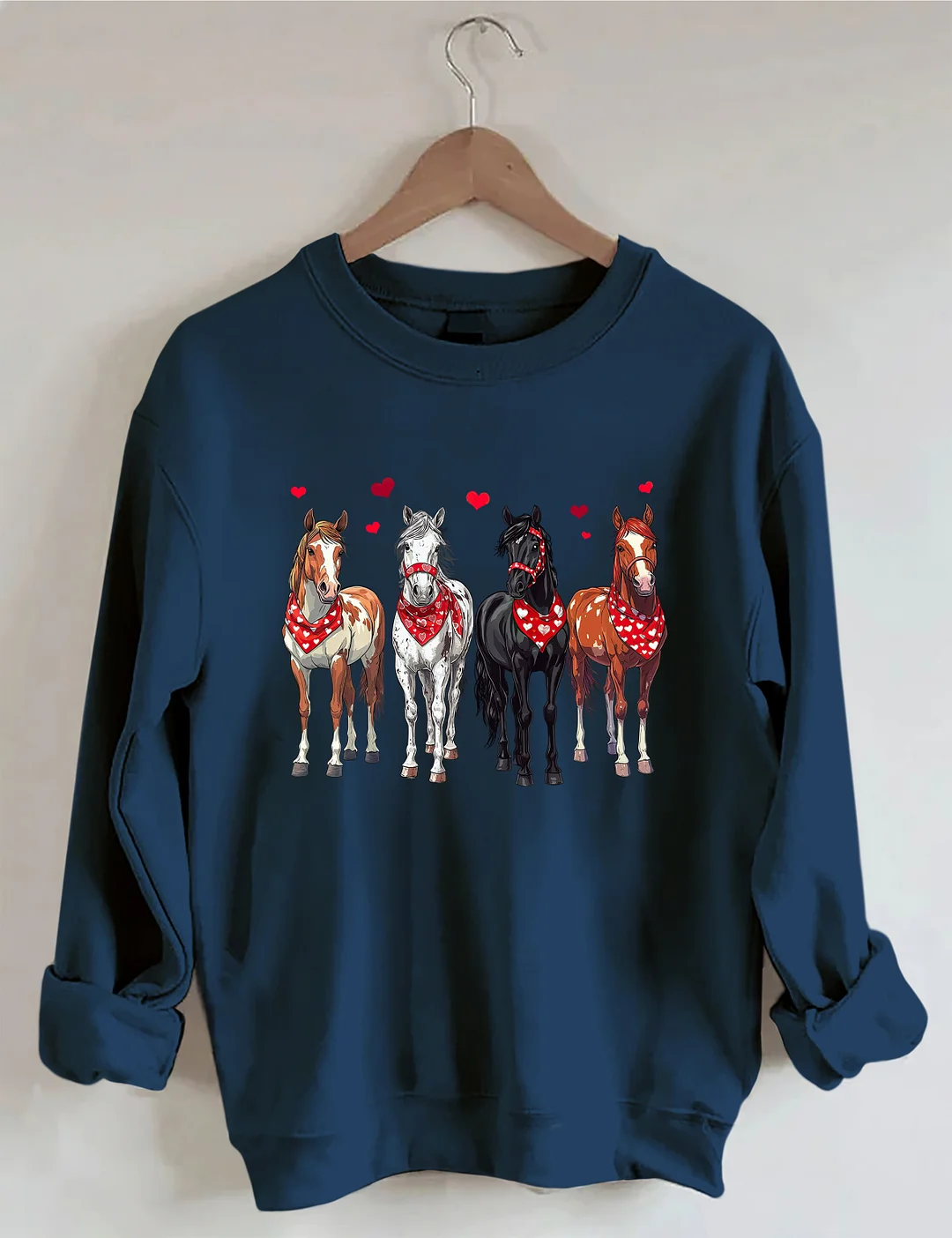 Valentine Horse Sweatshirt