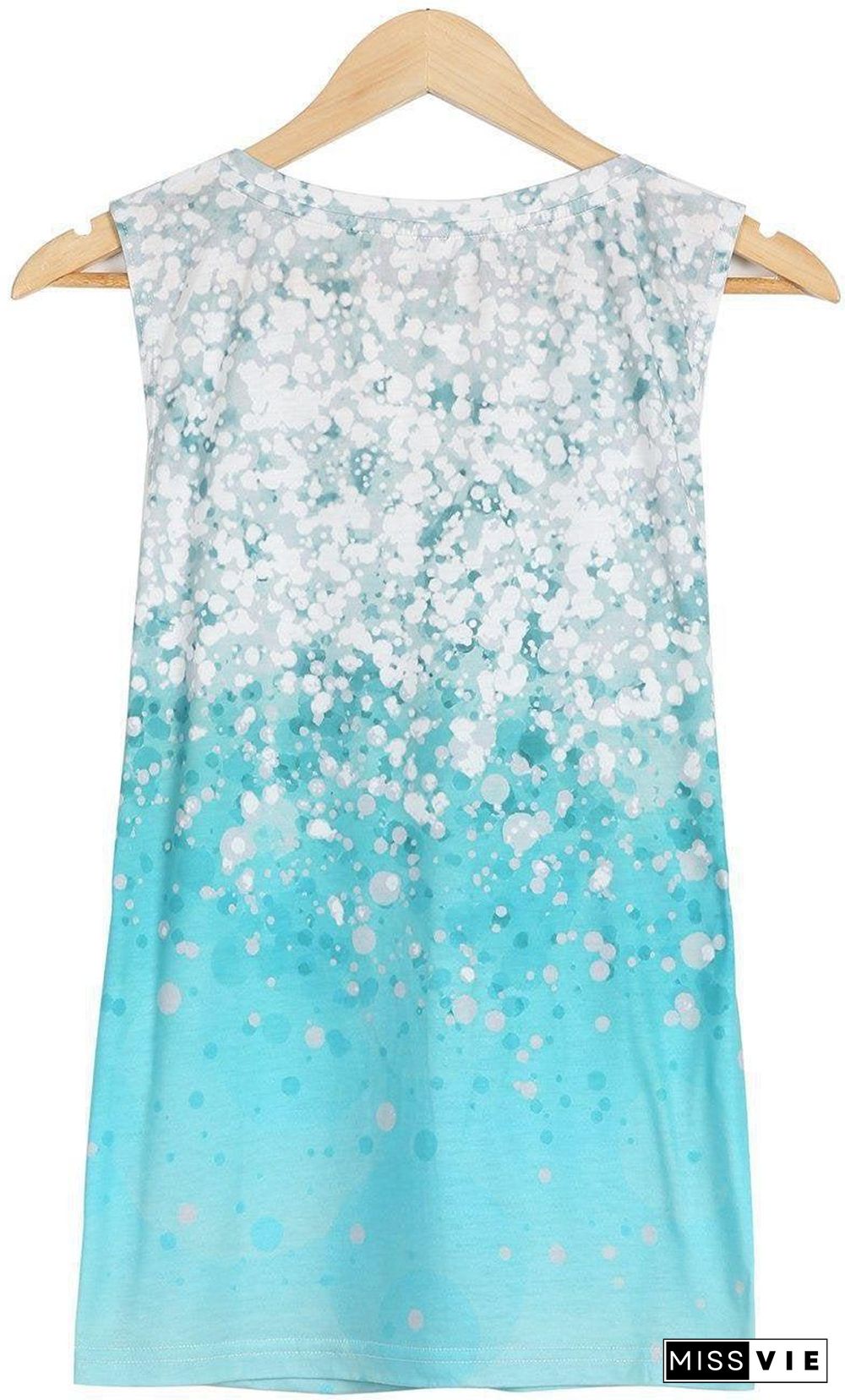 Deep Dive Printed Top