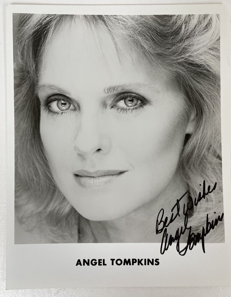 Angel Tompkins Signed Autographed Glossy 8x10 Photo Poster painting - COA Matching Holograms