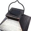 Retro Lantern Candle Twinkle Lamp LED Solar Light Garden Hanging Decoration