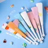 8PCS Summer Must Have Cartoon Portable Folding Fan Outdoor Cooling Student Kids Joyful Back to School Gift