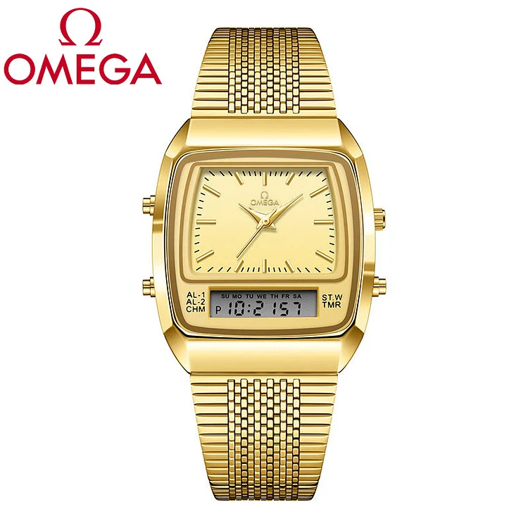 VODOTESNÉ HODINKY OMEGA S DVOMA DISPLEJMI