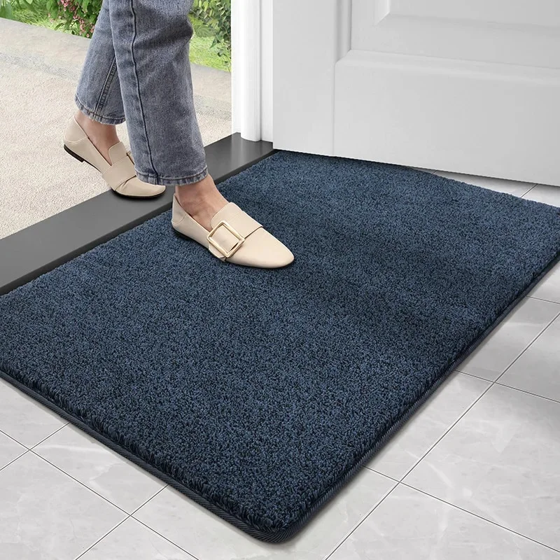 Sdrawing Wear Resistant Super Absorption Front Door Mat for Shoe Scraper Corrosion Resistant floor mats Outdoor Entry door rug