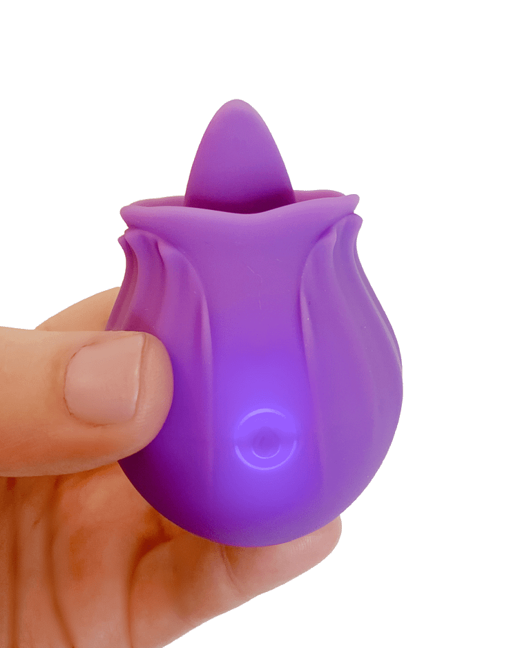 pornhint Pornhint The Kiss Flickering Tongue Vibrator - Purple
