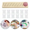 (US Local)12 Slot Embroidery Floss Bobbin Rack with 12 Floss Card for Sewing Quilting