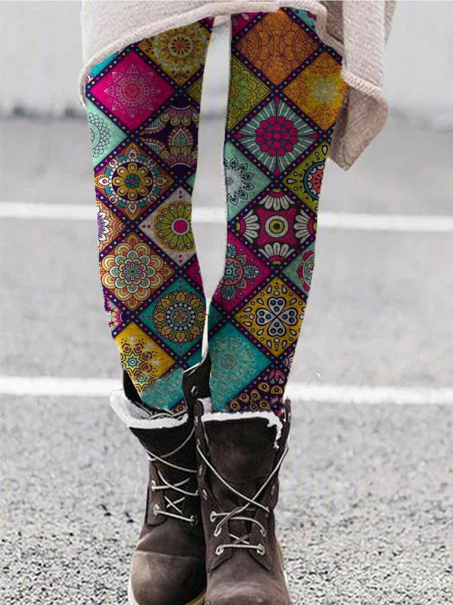 Floral-Print Cotton-Blend Pants