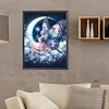 Diamond Painting-DIY Full Round Drill Moon Fairy