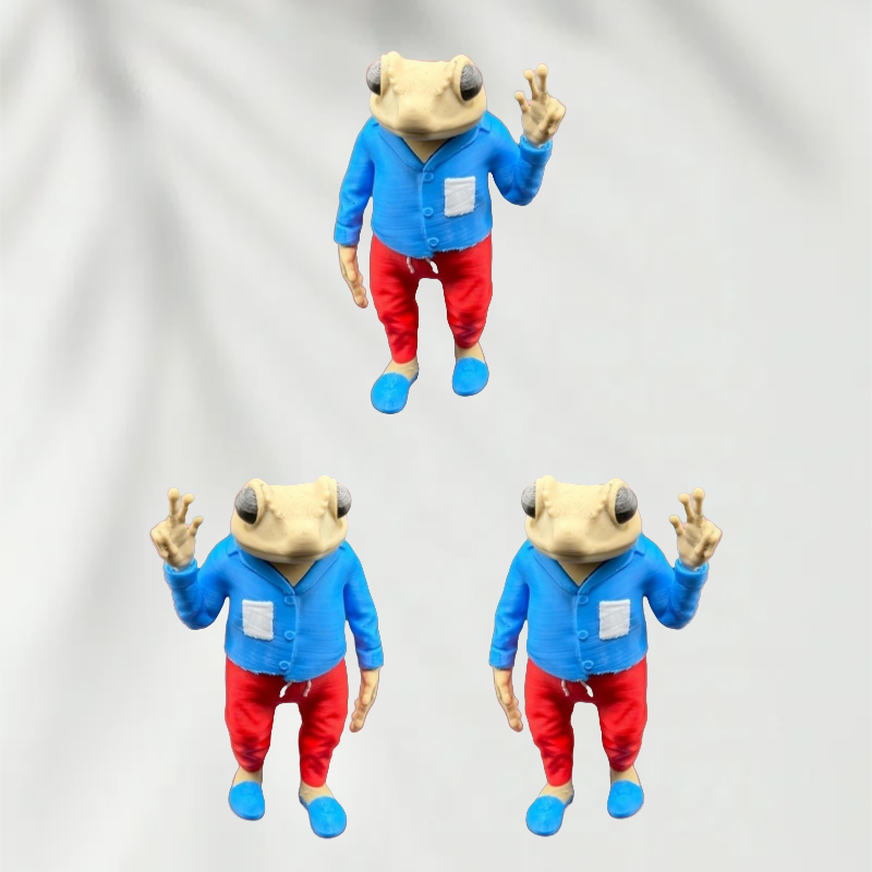 sapo concho bad bunny Figurine 3pcs Harvey Harvington Plush