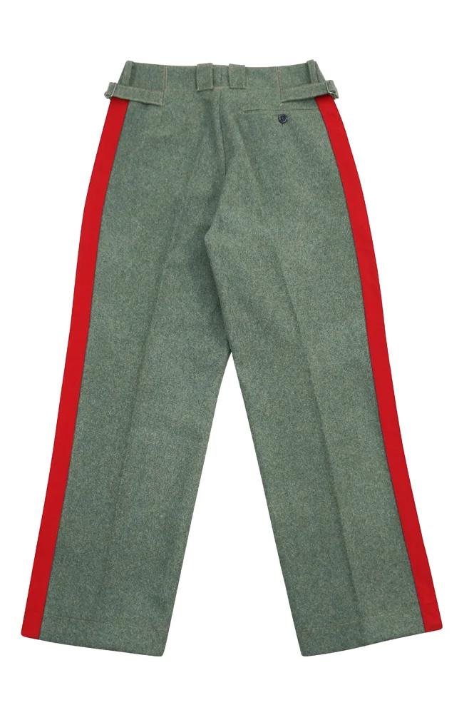   Wehrmacht German General Stone Grey Wool Straight Trousers German-Uniform