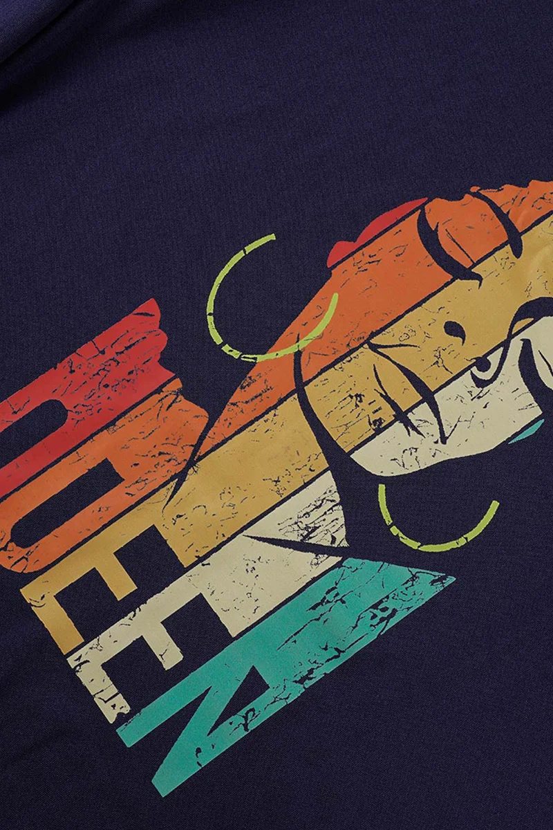 Rose Red Fashion Casual Print Patchwork O Neck Long Sleeve Two Pieces