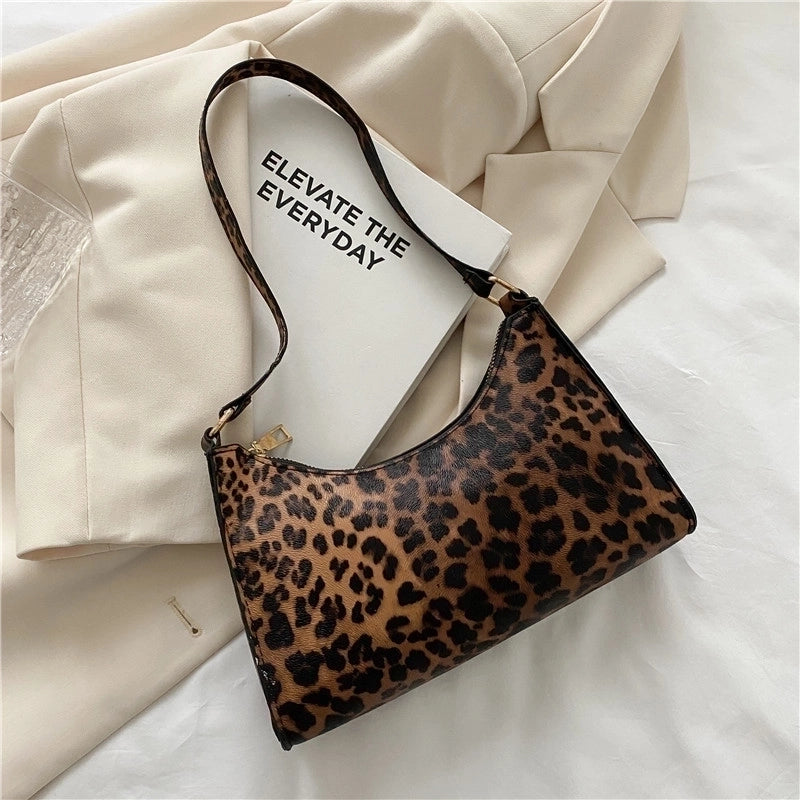 Zebra Leopard Striped One-shoulder Underarm Bag