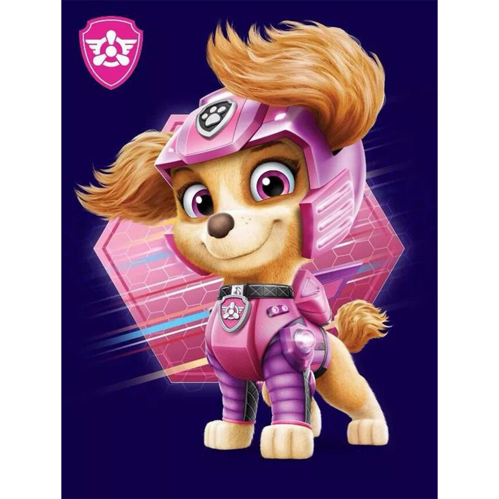 

(Multi Size) Paw Patrol Skye - Round/Square Drill Diamond Painting - 30*40CM, Round diamond, 501 Original