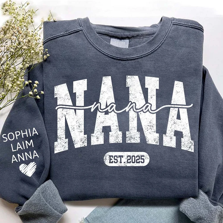 Custom Family Name Sweatshirt – Personalized Nickname & Year Sweatshirt