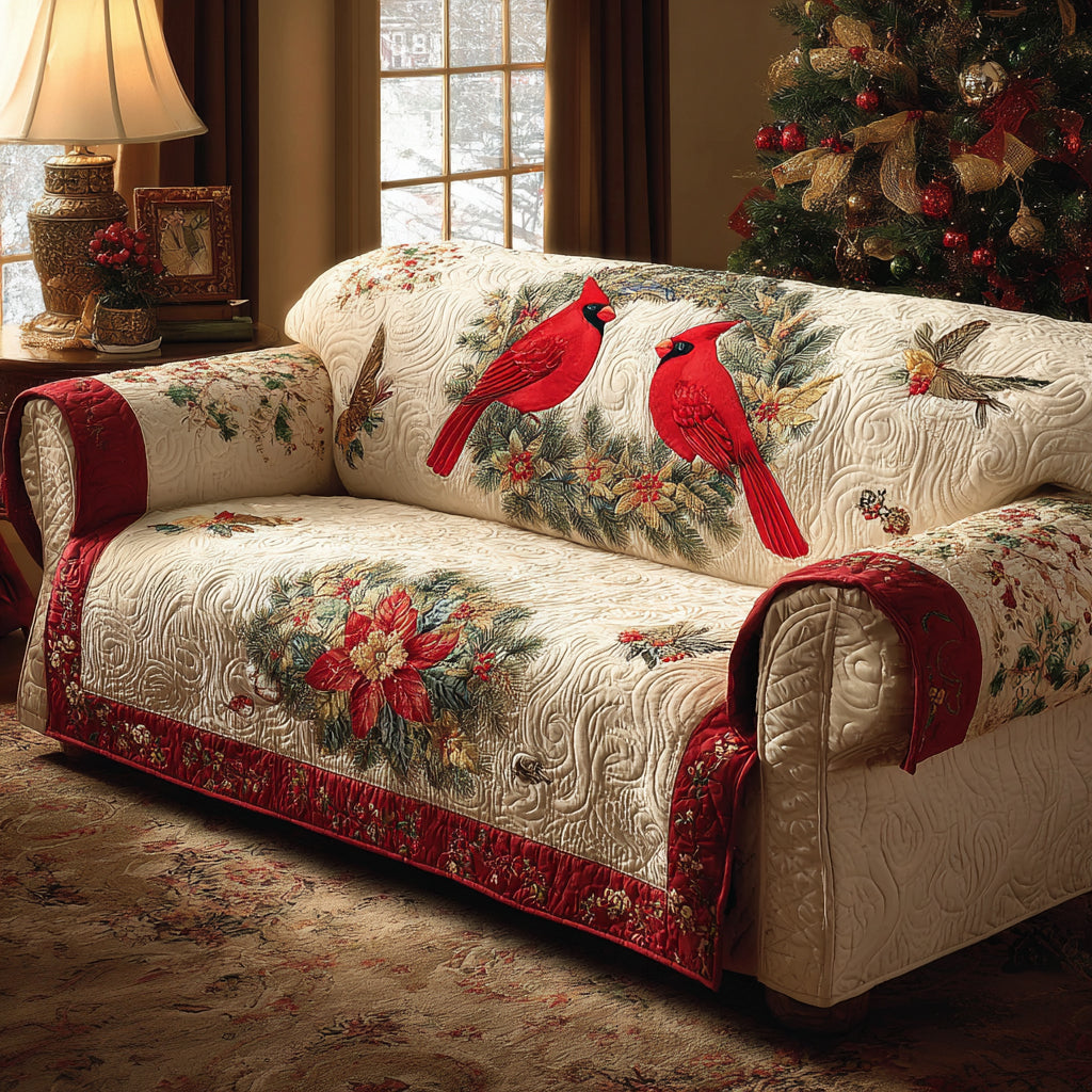Frosted Wings Quilted Sofa Cover NCU0DV8512 everthome