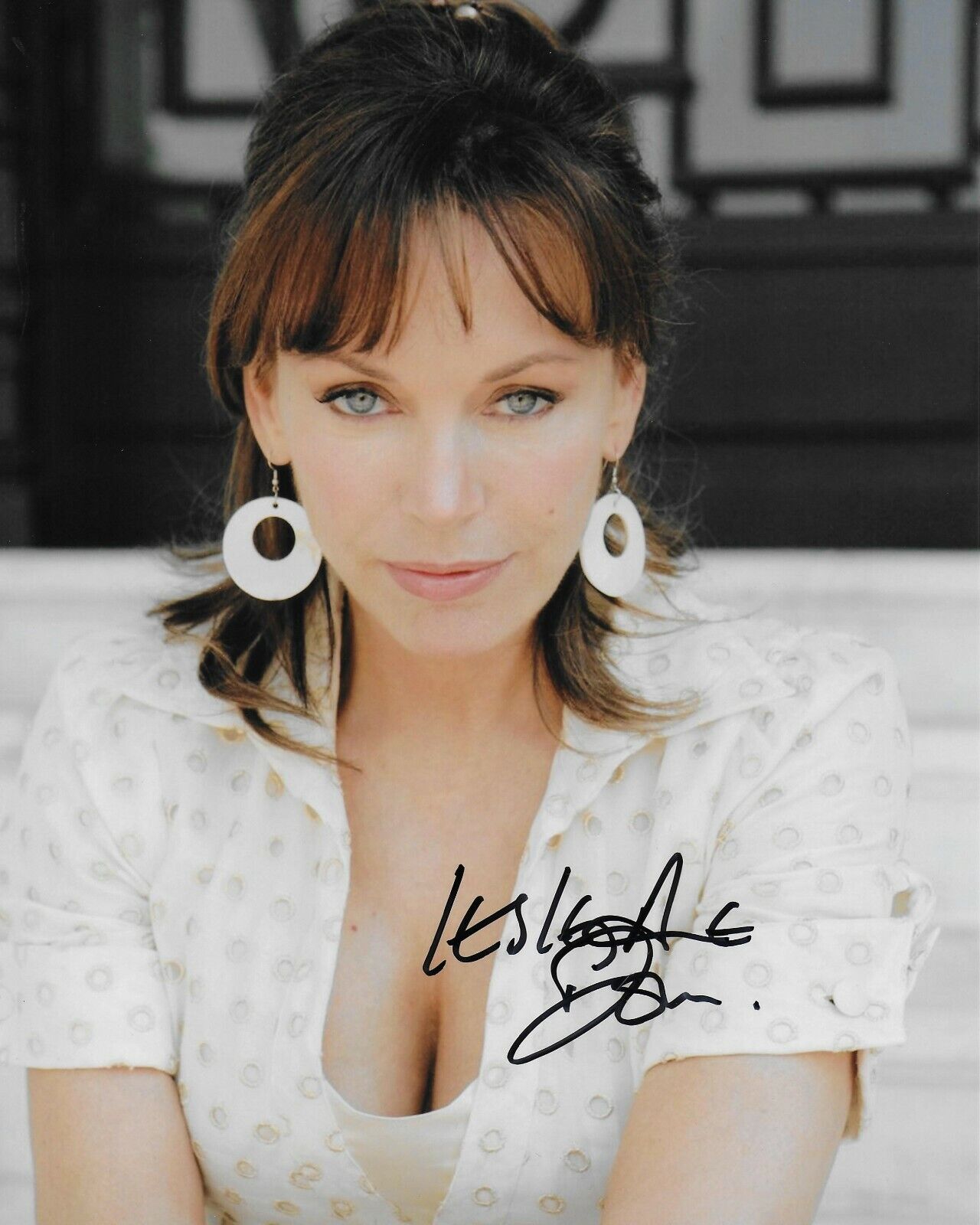 Lesley-Anne Down Original In Person Autographed 8X10 Photo Poster painting #2 - North and South