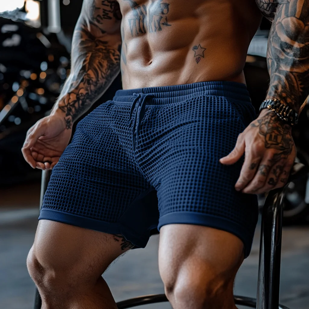 Men's Waffle Shorts-inspireuse