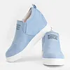 Women Faux Suede Wedge heel Sneakers Slip on Breathable Shoes