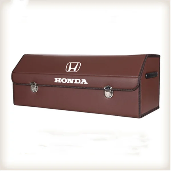 Car Trunk Leather Storage Box