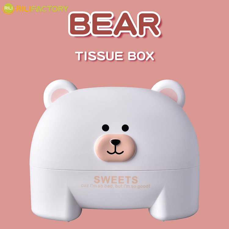 Cartoon Bear Tissue Box Rilifactory