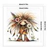 (Multi-Style) Indian Weird Girl-11CT Stamped Cross Stitch 40*40cm/15.75*15.75in tapestrymarket