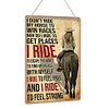 Cowboy - Wooden Signs - 30*40cm