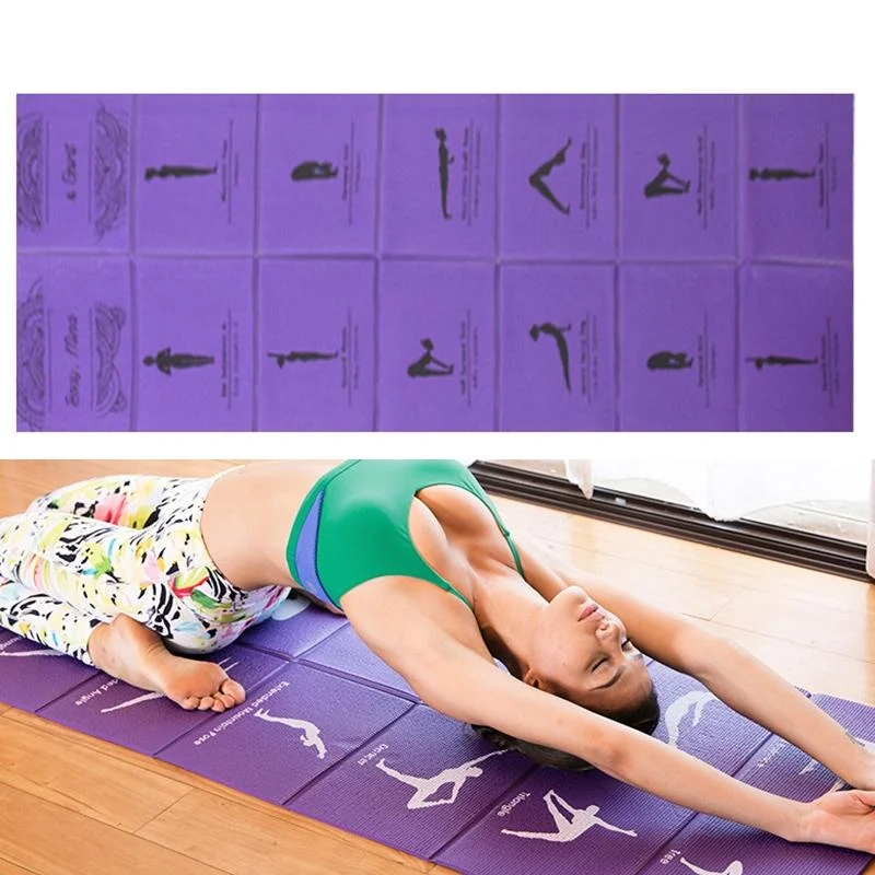 YM15C Portable Travel Thick Fold Yoga Pad Student Nnap Mat, Thickness: 5mm 