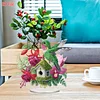 2D Flat Acrylic Bird Flower DIY Desktop Diamond Art Kits for Adults Beginner