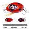 8Pcs Cicada Bait Fishing Lure Insect Bug Lure Sea Beetle Crank Floating Wobblers