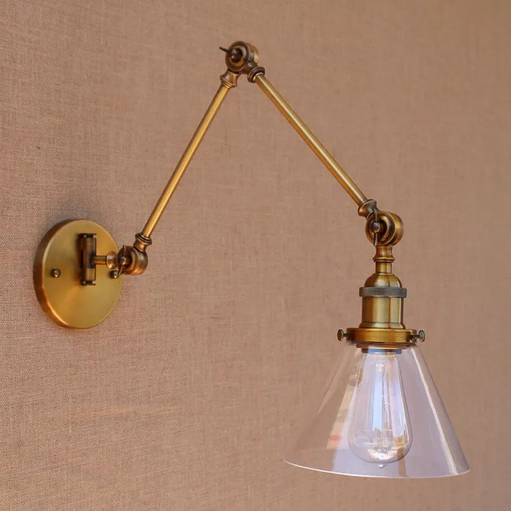 iDEGU Wandlamp industriële vintage wandlamp, plafondlamp