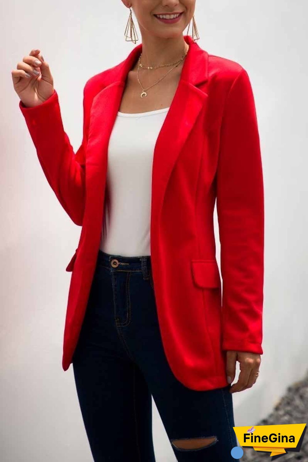 Simple Design OL Style Suit 3 Colors